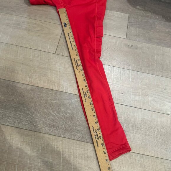 PINK ACTIVE WOMENS RED LEGGINGS MEDIUM - Picture 3 of 7